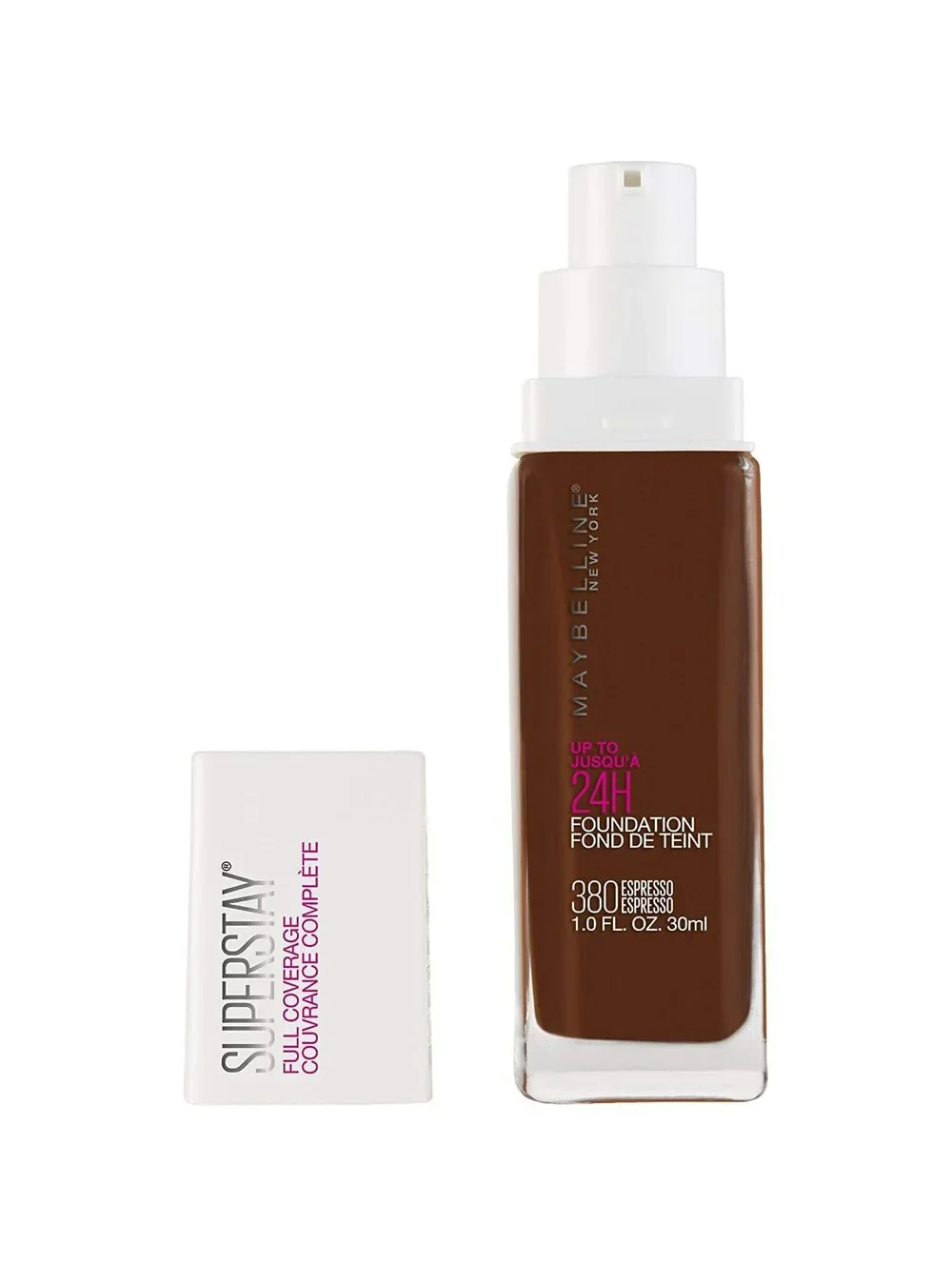 NEW Maybelline Super Stay Full Coverage Liquid Foundation Makeup 380 Espresso